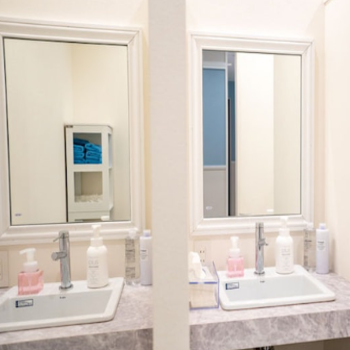 ルラ（LULA）美容クリニック 池袋院の豊胸手術を受けた後のパウダールーム