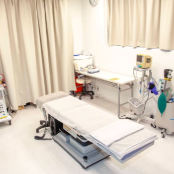 ハニークリニックの豊胸手術を受ける手術室