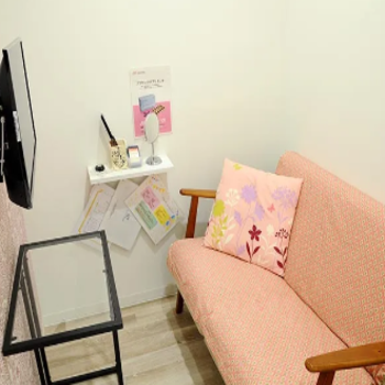 ながしまクリニック 熊本院の豊胸手術を受ける前の待合室