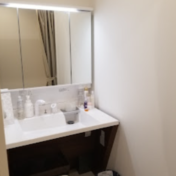 ながしまクリニック 熊本院の豊胸手術を受けた後のパウダールーム