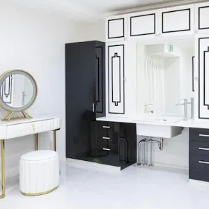 HAABクリニック 名古屋院の二重整形を受けた後のパウダールーム