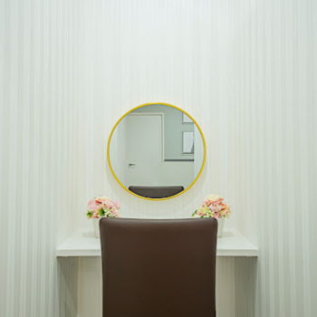 TCB東京中央美容外科 岡山院の豊胸手術を受けた後のパウダールーム