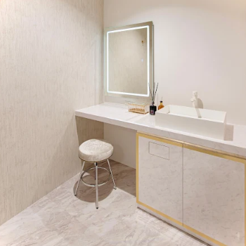 BELINDA CLINIC 新宿院の豊胸手術を受けた後のパウダールーム