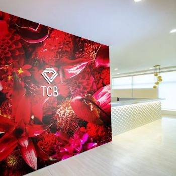 TCB東京中央美容外科 新宿3院の豊胸手術を受ける前のエントランス