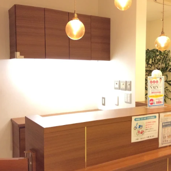 ガーデンクリニック 東京3院のクマ取りを受ける前の受付