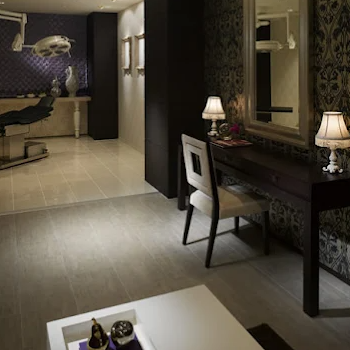 湘南美容クリニック 東京27院のクマ取りを受けた後のパウダールーム