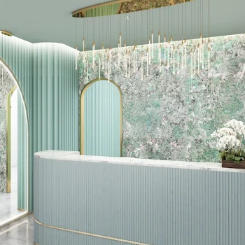 Leap beauty clinicの豊胸手術を受ける前の受付