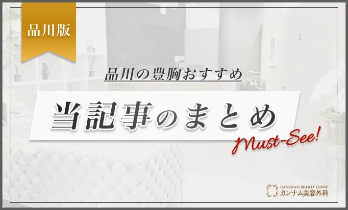 品川の豊胸おすすめまとめ