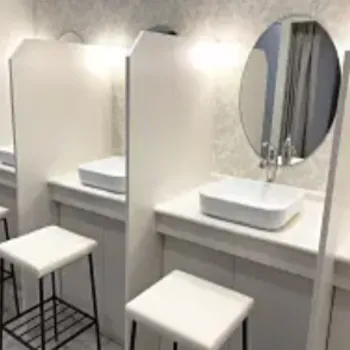 あおばクリニック 福岡2院のフォトフェイシャルを受けた後のパウダールーム