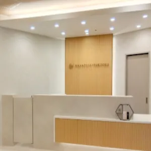 はなふさ皮膚科 福岡院のフォトフェイシャルを受ける前の受付