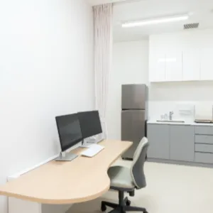 九大学研都市かえで皮膚科のフォトフェイシャルを受ける前の診察室