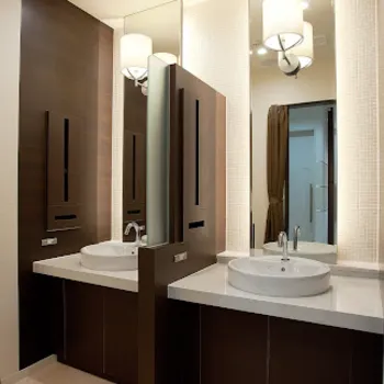 品川美容外科 福岡院のフォトフェイシャルを受けた後のパウダールーム