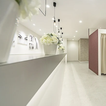 TCB東京中央美容外科 福岡5院のシミ取りを受ける前の受付