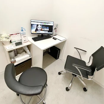 TCB東京中央美容外科 福岡5院のシミ取りを受ける前の診察室