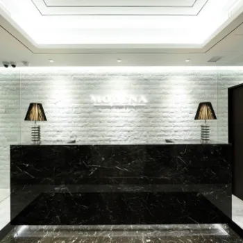 モデナクリニックのフォトフェイシャルを受ける前の受付