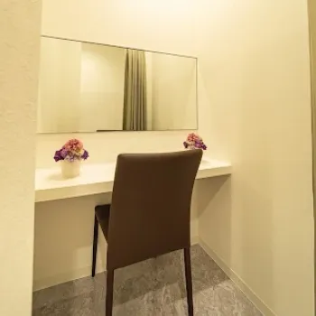 TCB東京中央美容外科 金沢院の目頭切開を受けた後のパウダールーム