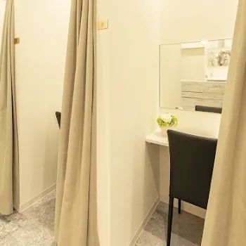 TCB東京中央美容外科 新潟院の目頭切開を受けた後のパウダールーム