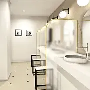 あおばクリニック 大阪2院のフォトフェイシャルを受けた後のパウダールーム