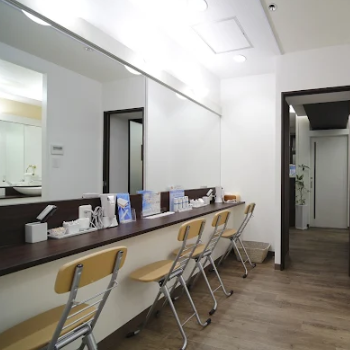 MAクリニック心斎橋の医療脱毛を受けた後のパウダールーム