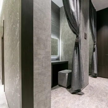 セシリアクリニックのフォトフェイシャルを受けた後のパウダールーム