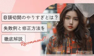 目頭切開のやりすぎとは？失敗例と修正方法を徹底解説