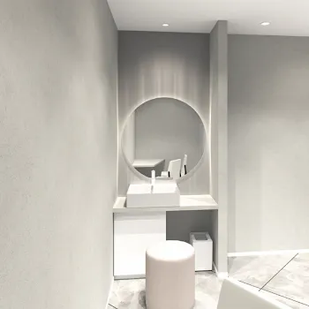 T CLINIC 全国3院のクマ取りを受けた後のパウダールーム