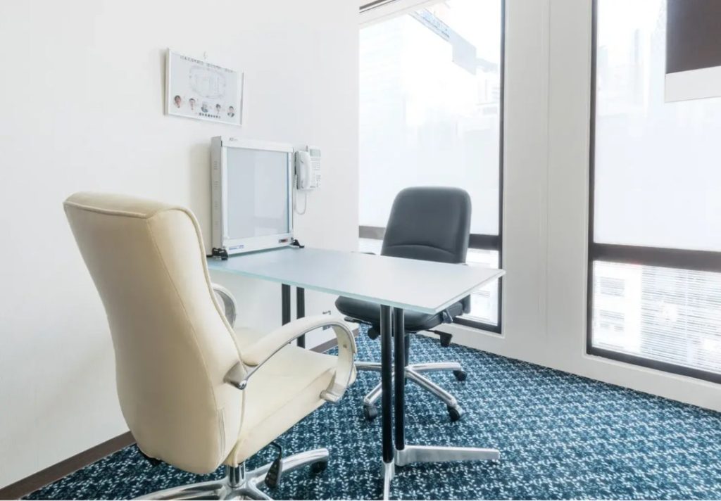 共立美容外科の院内のカウンセリングルーム