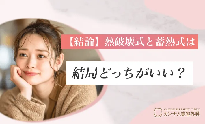 【結論】熱破壊式と蓄熱式は結局どっちがいい？