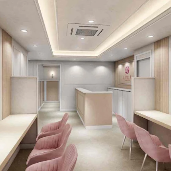 ルラ美容クリニック 神戸院のニキビ跡治療を受ける前の待合室