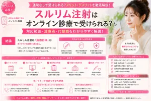 スルリム注射はオンライン診療で受けられる？対応範囲と代替案を徹底解説